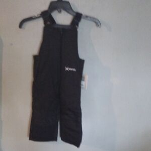 Arctix Kids Black Snow Overalls – Size 2T, ThermaLock, Insulated, Waterproof